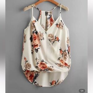 NWOT Floral Print tank Top